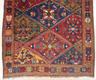 Perfect condition Persian Afshar Rug circa 1870 size 127x170 cm                       