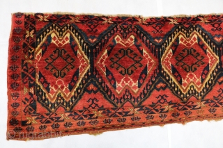 ca.1890 Antique Ersari Beshir Torba Size:59x155 cm 2x5.1 ft,                        