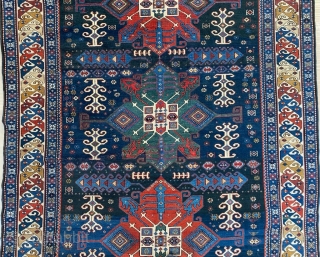 Kuba Shirvan Rug Circa 1870 Size: 135x240 cm                         