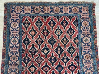Mid-19th Century Shirvan Kuba Rug Size: 105x125 cm                         