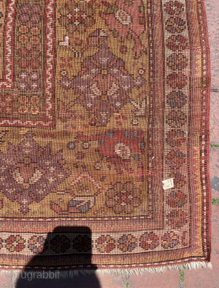 3rd quarter of 19th century ca. 1860 Melas rug, it has some old repair inside. Size : 145 x 120 cm. Please contact via direct email or WhatsApp: halilaalan@gmail.com // 0090 534  ...