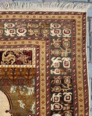 Kayseri Prayer Rug Circa 1900 Size:123x173 cm                          