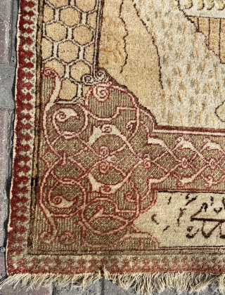 Ottoman Period Rug Circa 1890 Size:125x175 Cm                          