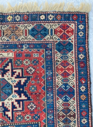 Shirvan Lezgi Rug it has dated 1865 Size: 95x150 cm                       