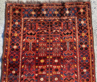 Beshir Engsi Rug Circa 1870 Size:110x200 cm 
The piece has high pile and condition.                   