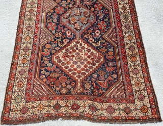 Qashqai Rug Circa 1880 Size:165x270 cm                           