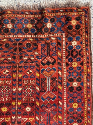Beshir Engsi Rug Circa 1870 Size:110x200 cm 
The piece has high pile and condition.                   