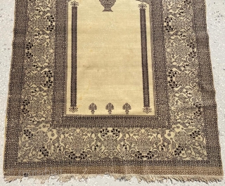 Selendi Prayer Rug Circa 1870 Size:120x180 cm                          