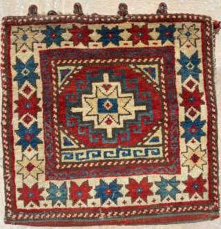 Caucasian Bag Circa 1880 Size: 50x50 cm                          
