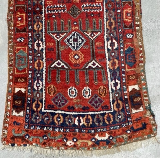 Mid-19th Century Anatolian Prayer Rug Size: 77x130                          