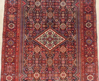 Persian Sarouk Rug Circa 1900 Size: 127x205 cm                         