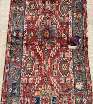 Northwest Persian Rug Circa 1800 Size: 90x335 cm                         