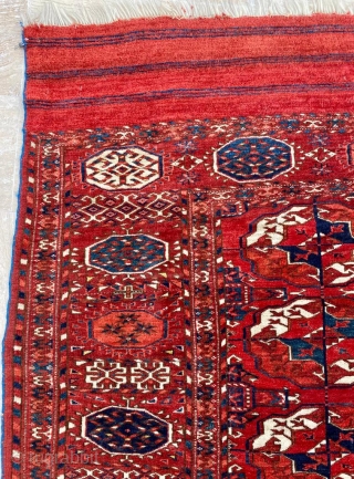 Tekke Main Carpet Circa 1860’s Size: 205x310 cm                         