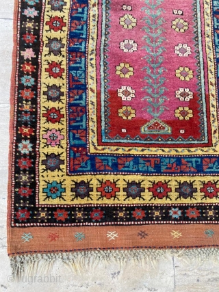 Konya Prayer Rug Circa 1860’s Size: 95x140 cm                         