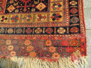 old Kurdish choval,fantastic natural dyes                            