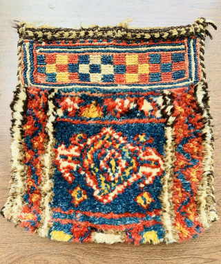 beautifull Kurdish bag 1880circa 100% on wool .size40x38cm.                         