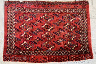 Turkmen Ersari chuval 1880 circa,size 125x90cm	                           