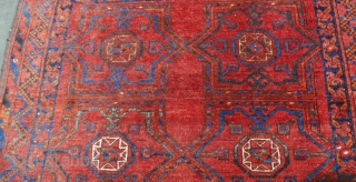 Fine Ersari rug   Excellent condition  Circa 1910-20   61"x 41"  Natural dyes  Very possibly a 'Dowry Rug', given the fine weave and the elegant shirazi at  ...