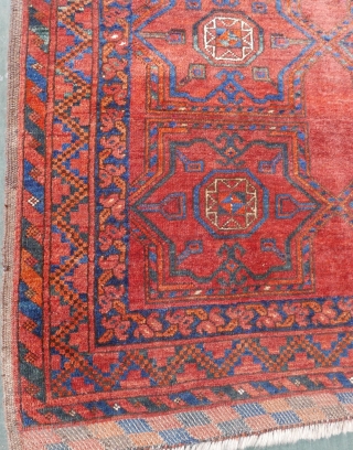 Fine Ersari rug   Excellent condition  Circa 1910-20   61"x 41"  Natural dyes  Very possibly a 'Dowry Rug', given the fine weave and the elegant shirazi at  ...