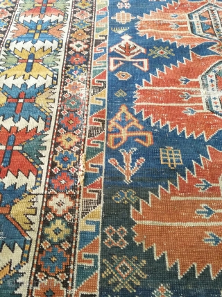 Caucasian kuba circa 1900, size 178×102cm.                           