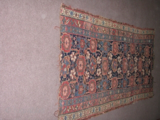 early rug fragment.lovely colours,work and material.persian?please feel free to contact me.thank you                     