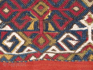 Wonderful Anatolian Ala Chual for colour lovers!!!!It has lovely,happy colours and all good dyes.It has a good age and great weaving.central parts are soumac technique and the rest parts are kilim.a real  ...