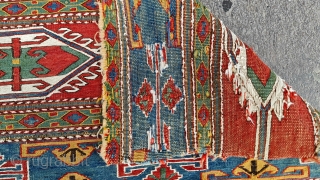 Size :45x106 cm,
Old qaqai fragment .                           