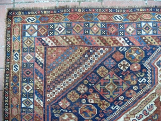 a South Persian tribal rug, 8.2 x 5 ft (250x154 cm), good condition, late 19th century.                 