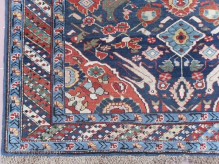 Antique Caucasian Seichur Rug, 73x49 inches, excellent condition, 19th Century.                       