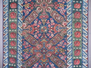 Antique Caucasian Seichur Long Rug, 10.2x4.1 ft, Excellent Condition, 19th Century.                      