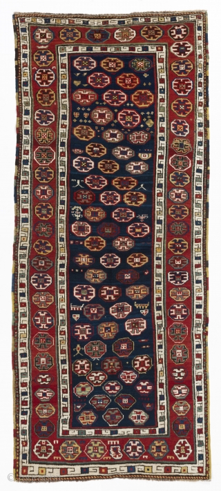 South Caucasian long Rug, 111x264 cm (44x104 inches, no 607), late 19th Century. http://rugspecialist.com/shop/12-antique-rugs?id_category=12&n=218                   