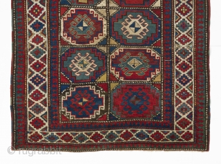 Moghan Kazak, 128x190 cm (4'2" x 6'3"), 19th Cen. Please ask for a catalogue of our current inventory.               