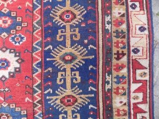 A colourful Anatolian Megri Rug, 19th century. www.rugspecialist.com                         