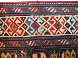 An Antique Caucasian long Rug, 19th Century                          