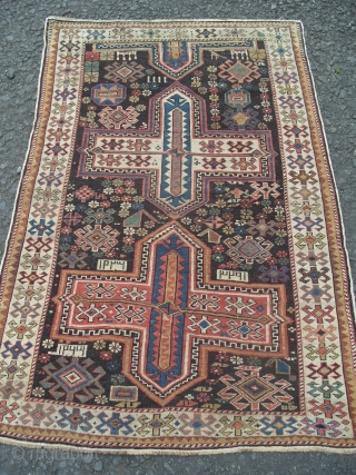 An Antique Caucasian Shirvan Rug, dated in several places.                        