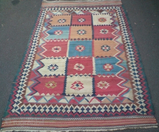 Qhasqai Kilim, aprox 8x5 ft, good condition                          