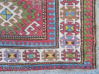 Caucasian Kazak Rug, very good original condition, near full pile, no repairs or issues. second half 19th century. Please ask for images of the new acquisitions.       