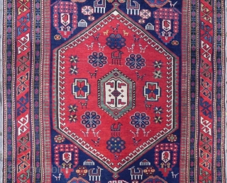 Fine Antique Caucasian Shirvan Rug, very good condition, original sides, late 19th century.  pls ask for images of the new acquisitions.           