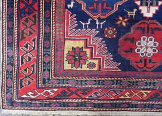 Fine Antique Caucasian Shirvan Rug, very good condition, original sides, late 19th century.  pls ask for images of the new acquisitions.           