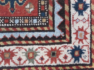 Caucasian Karabagh Runner, 10.8 x 3.5 ft (330x107 cm), sec half 19th century, good condition and great design. www.rugspecialist.com              