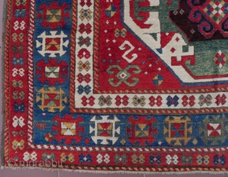 One of 32 New Acquisitions of Antique Caucasian Rugs, A Splendid Triple Medallion Kazak Rug, 230x165 cm, 19th century. www.rugspecialist.com (will be updated soon)         