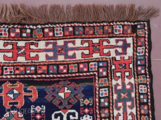 Caucasian Karabagh Rug, 7.8x4 ft (240x122 cm), good condition and pile, late 19th century. www.RugSpecialist.com                  