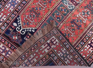 Caucasian Karabagh Rug, 7.8x4 ft (240x122 cm), good condition and pile, late 19th century. www.RugSpecialist.com                  
