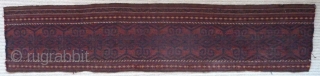 A Central Asian tent-band fragment, 150 x 32cm                         