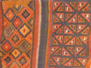 Bhutan, charkeb, mid XXe century, wool, perfect condition, 122 x 121 cm                     
