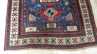Beautiful antique Kazak Karatchop. size 132 x 215 cm (4'4" x 7'1"). Perfect condition.
More pictures on  request.               