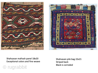 Bargain Basement Rugs. Cleaning out my closet. Will sell each for as little as $10 and less than $100 plus shipping. Ask for more info and better pictures. Please email me at  ...