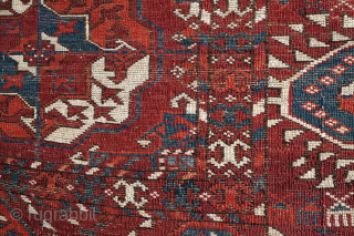 Tekke main carpet, good condition for age. 258cm x 197cm                       