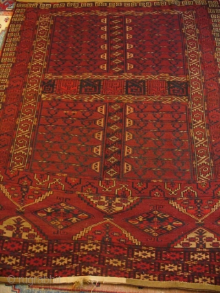 Kizyl Ayak ensi  5.7 X 4.3 feet. Nice condition. Second picture is back of rug.                 