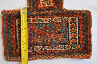 Beautifull 19th century Tribal Afshar Saltbag or Spice Bagface
No repairs as found                     